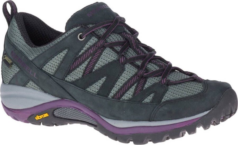 Merrell Siren Sport 3 Goretex Trailrunningschoenen Grijs Paars Vrouw