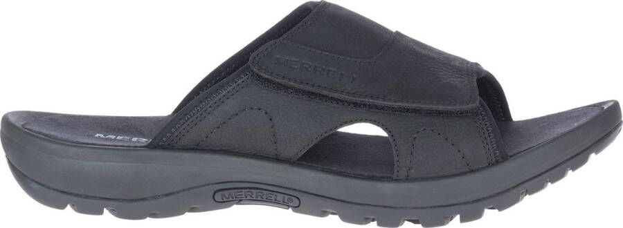 Merrell J002723~SANDSPUR~2~SLIDE~~~~~~ Heren sandalen Zwart