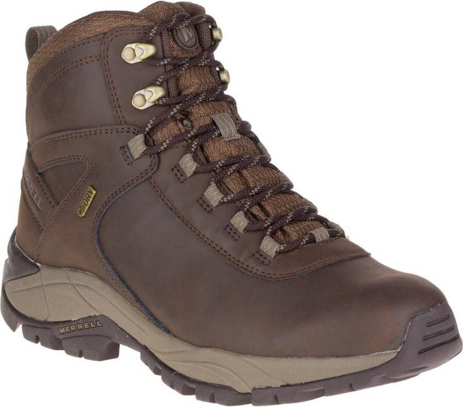 Merrell Vego Mid Leather Wp Wandelschoenen Bruin Man