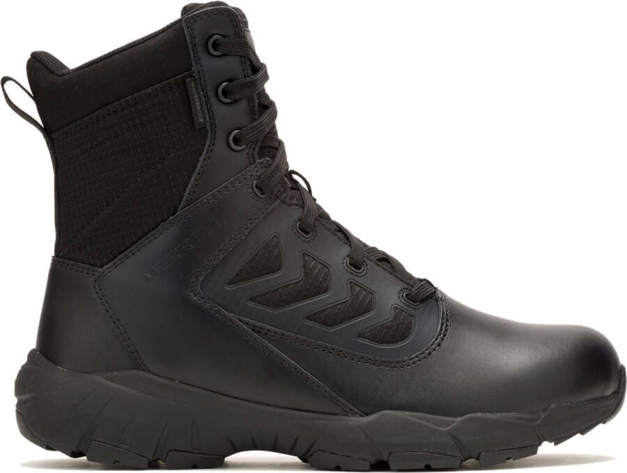 Merrell wandelschoen Fullbench Tactical 8 Side zip WP Zwart