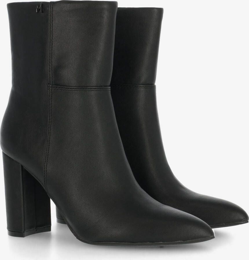 Mexx Zwarte Leren Enkellaarzen Kianna Black Dames - Foto 3