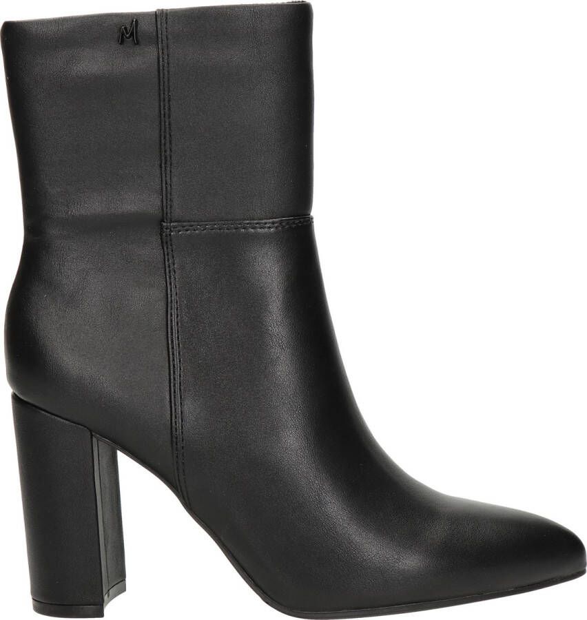 Mexx Zwarte Leren Enkellaarzen Kianna Black Dames