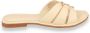 Mexx Dames Slipper Sandal Nikki Lamb BEIGE - Thumbnail 4