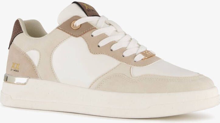 Mexx dames sneakers wit beige Uitneembare zool