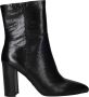 Mexx Enkellaars Kianna Indy Met Reptielprint Zwart Dames - Thumbnail 4