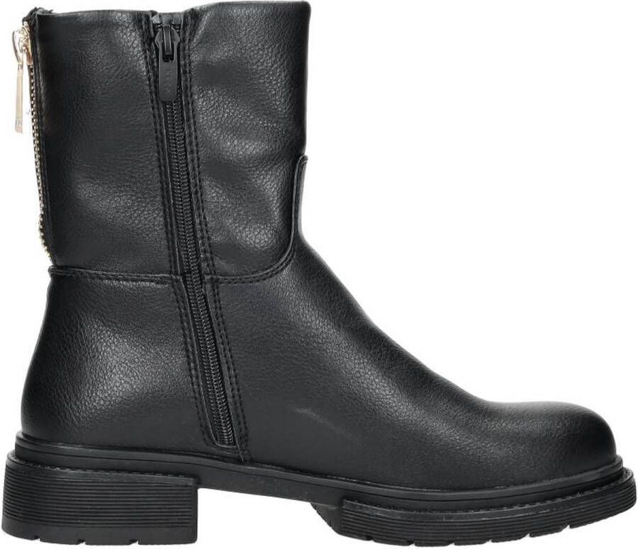 Mexx Stijlvolle Zwarte Chunky Sole Enkellaarzen Black Dames - Foto 2