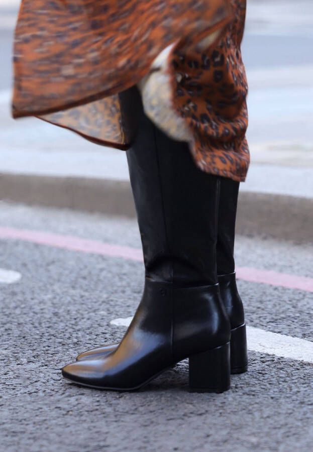 Mexx Heeld High Boot Pluck Mila Black Dames