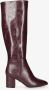Mexx Heeled High Boot Pluck Mila Burgundy Red Dames - Thumbnail 2