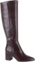 Mexx Heeled High Boot Pluck Mila Burgundy Red Dames - Thumbnail 2