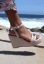 Mexx Heeled Sandalen Nolah Dames Zand - Thumbnail 2