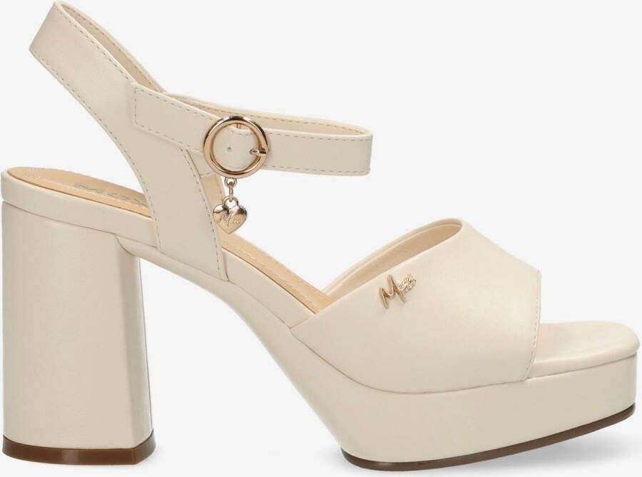 Mexx Heeled Sandalen Lou Dames Cream