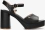 Mexx Heeled Sandalen Lou Dames Zwart - Thumbnail 2