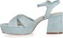 Mexx Heeled Sandalen Nalina Dames Lichtblauw - Thumbnail 6