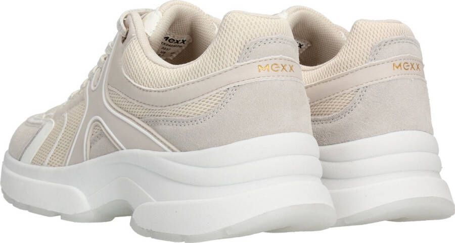 Mexx Beige Leren Sneaker voor Dames Beige Dames - Foto 7