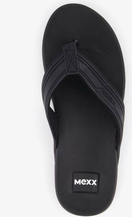 Mexx heren teenslippers zwart