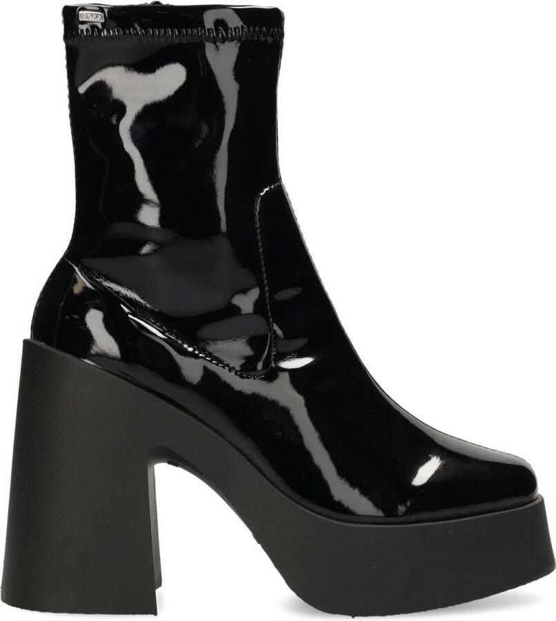 Mexx High Heel Laarzen Kirez Zwart Dames Boots Elastiek Laarzen dames