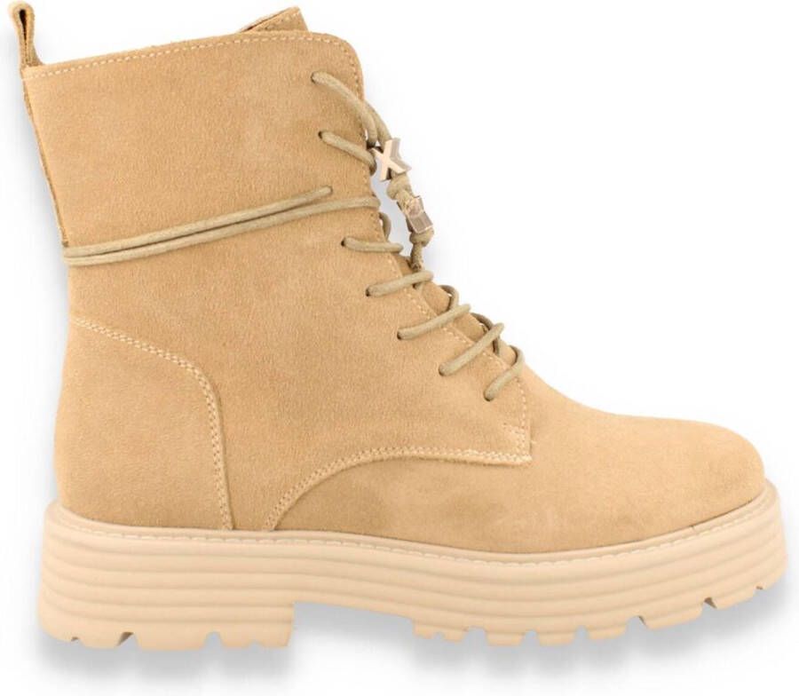 Mexx Hilary dames veterboot Beige