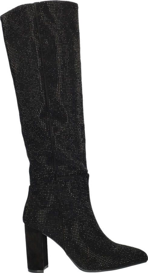 Mexx Zwarte hoge laarzen met strass-stenen Black Dames - Foto 3