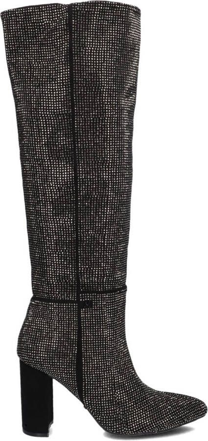 Mexx Hoge Laars Krystal Indy Zwart zilver Dames
