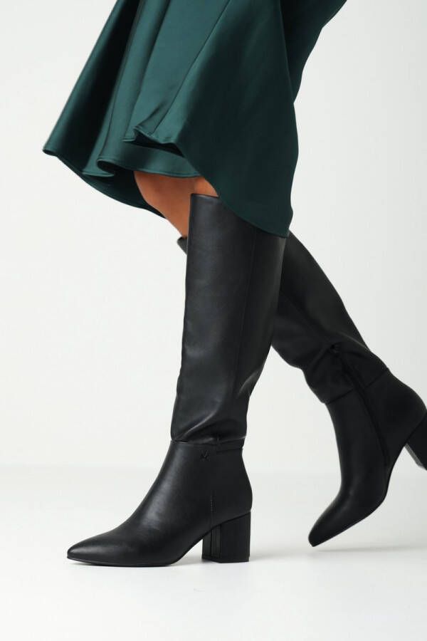 Mexx Hoge Laars Pluck Mila Zwart Vrouwen Zwart - Foto 6