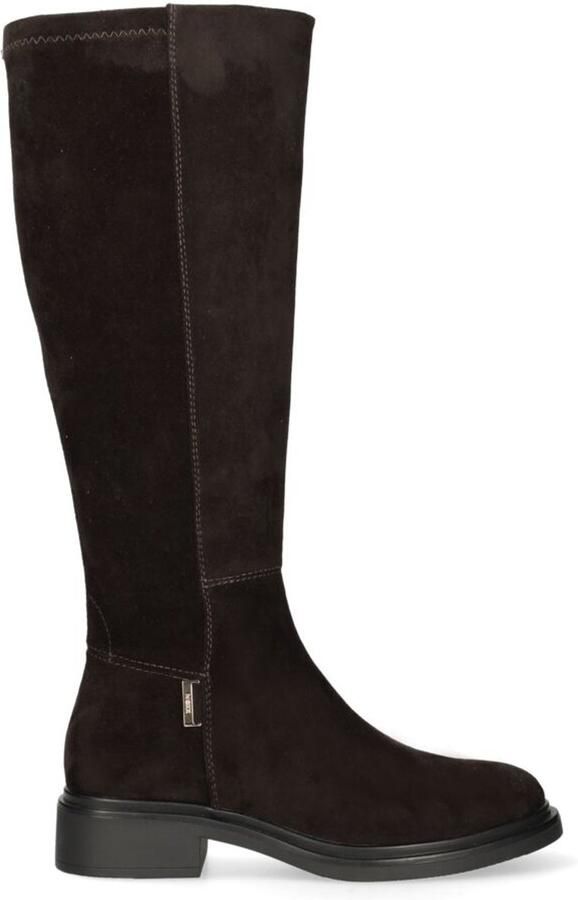 MEXX Industries Mexx donkerbruine hoge dames laarzen Sela Roller
