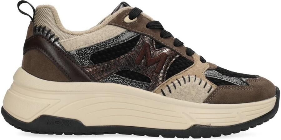 MEXX Industries MEXX VANA SWITCH Sneaker-Taupe Zwart