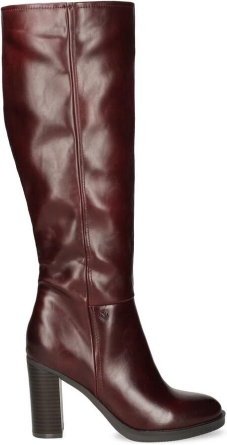 MEXX Industries MEXX VINITA TEAGU Hoge Laars met Hak-Burgundy Rood
