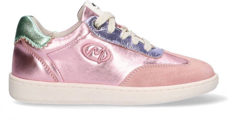 Mexx Kids XX825150-570 Meisjes Lage Sneakers Paars Roze Leer Veters