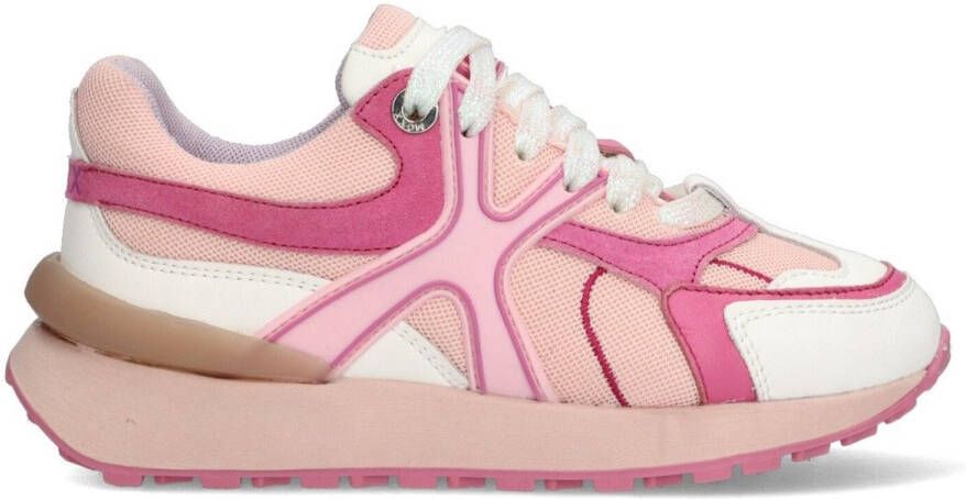 Mexx Kids XX825250-570 Meisjes Lage Sneakers Roze Leer Veters