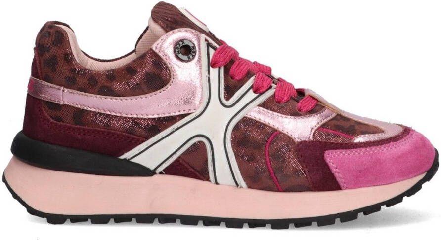 Mexx Kids XX825750-448 Meisjes Lage Sneakers Roze Leer Veters