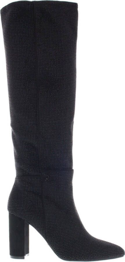 Mexx Zwarte hoge laarzen met strass-stenen Black Dames - Foto 4