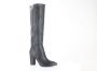Mexx Zwarte Hoge Laarzenjes voor Dames Black Dames - Thumbnail 10