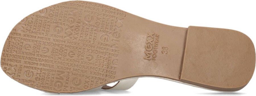Mexx Gouden Lisa Leren Slippers met Diamanten - Foto 4