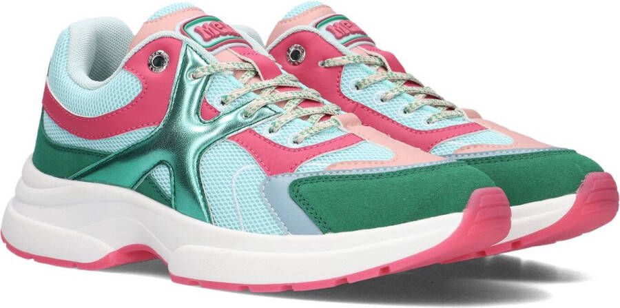 Mexx Lage sneakers Loyce groen leer Multicolor Dames