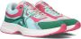 Mexx Lage sneakers Loyce groen leer Multicolor Dames - Thumbnail 3