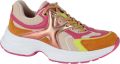 Mexx Loyce Lage sneakers Leren Sneaker Dames Oranje - Oranje