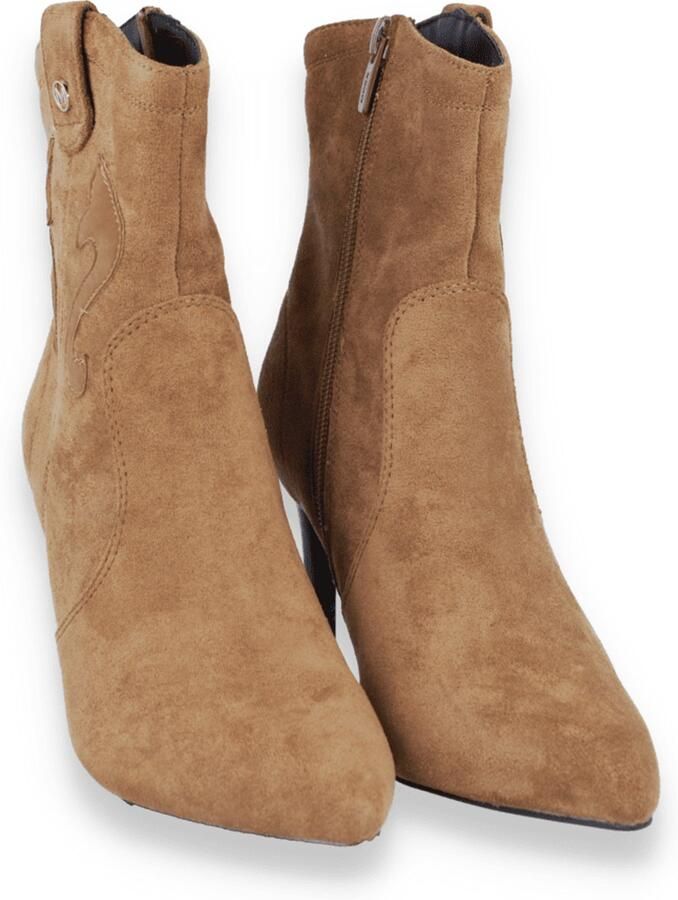 Mexx Dames Enkellaars Ponty Maud Cognac COGNA
