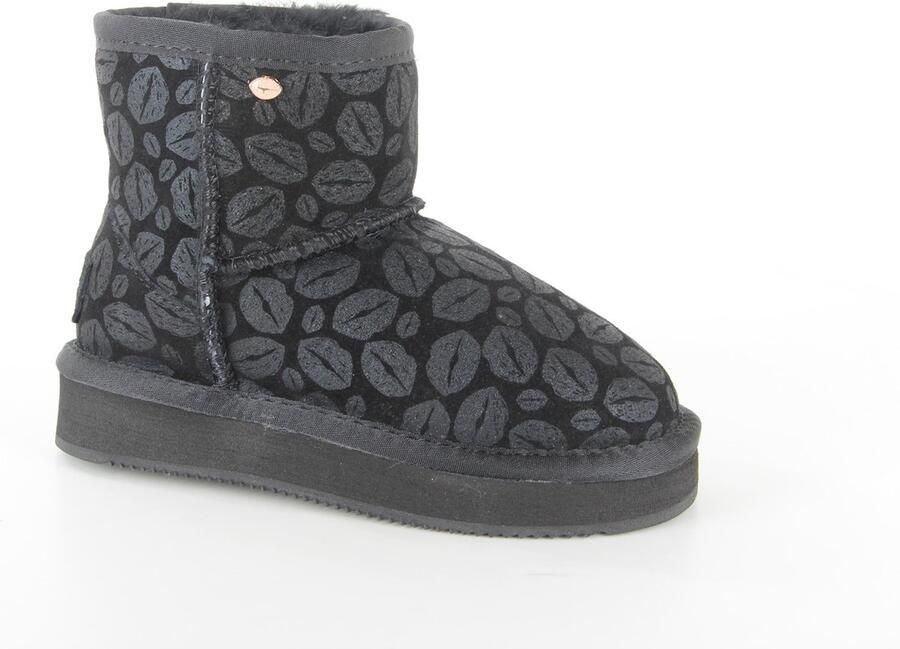 Mexx House Shoes Mid Bobby Jane Zwart Meisjes Kleding House Shoes