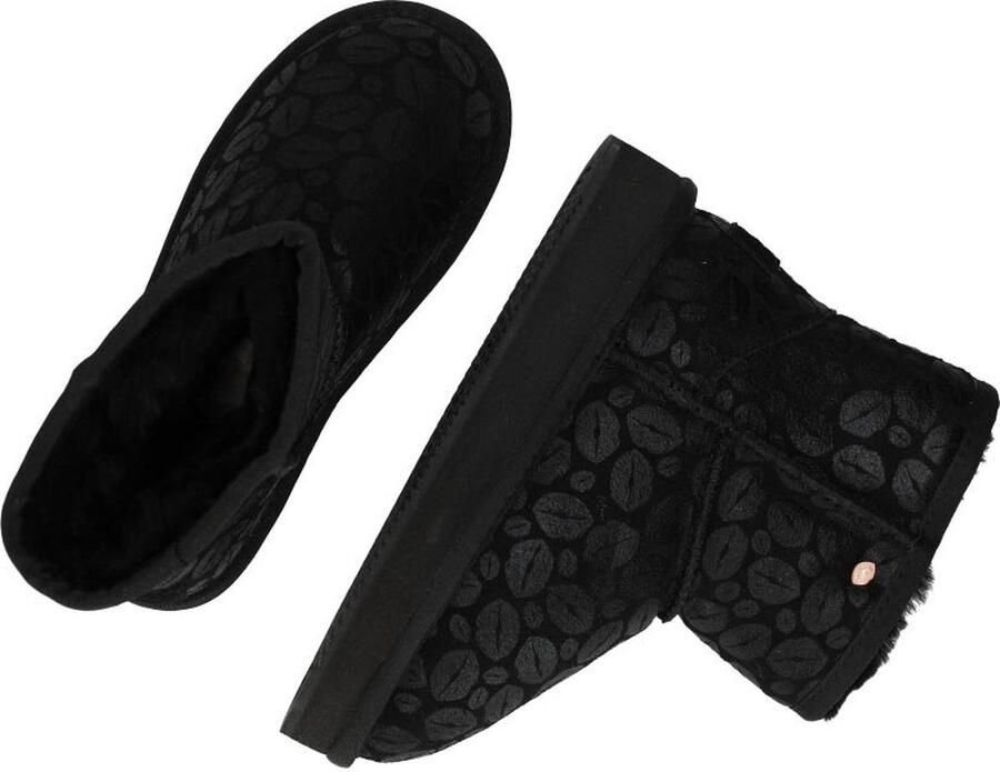 Mexx House Shoes Mid Bobby Jane Zwart Meisjes Kleding House Shoes - Foto 6