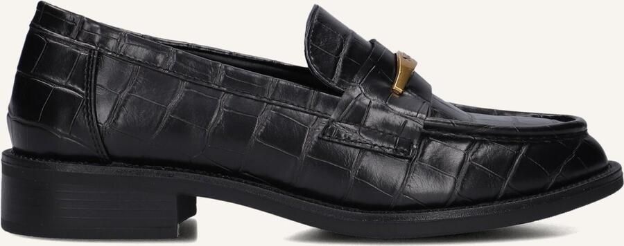 Mexx Zwarte Loafers met Krokodillenprint voor Dames - Foto 2