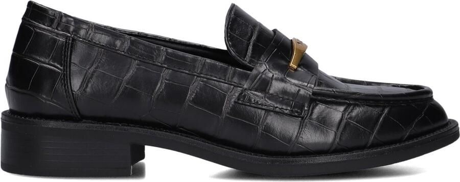 Mexx Zwarte Loafers met Krokodillenprint voor Dames - Foto 3