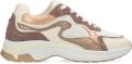 Mexx PORTIA LOVE Sneaker Dames Sneaker-Wit Bruin - Wit