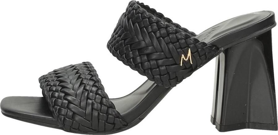 Mexx Zwarte Leren Muiltjes Lilah Black Dames - Foto 15