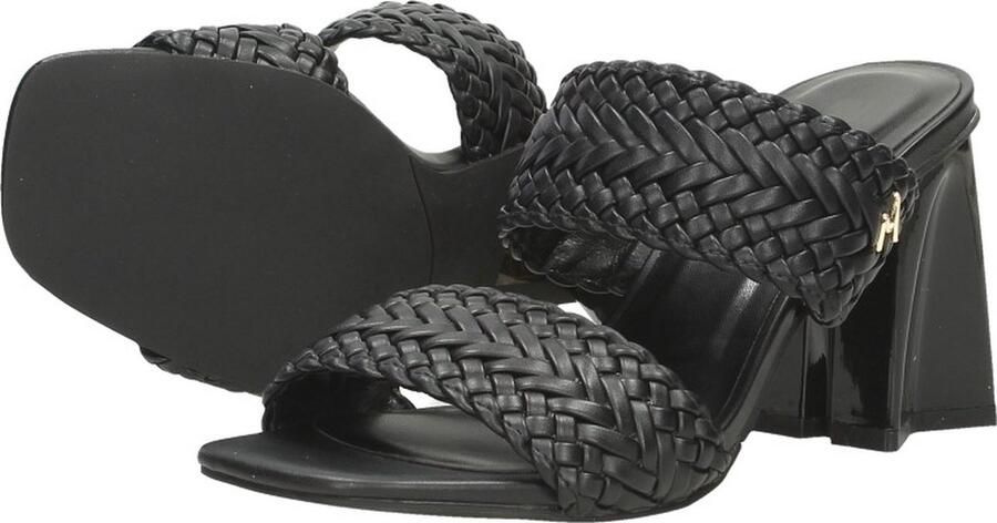 Mexx Zwarte Leren Muiltjes Lilah Black Dames - Foto 11