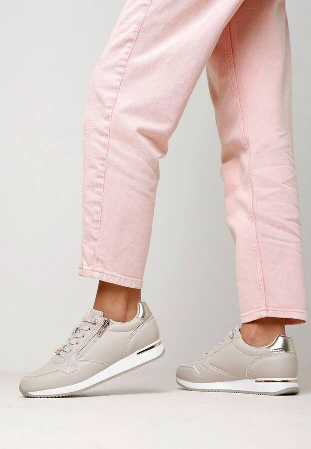 Mexx Djana Sneakers beige Imitatieleer - Foto 3