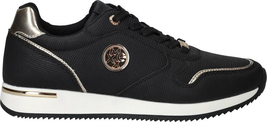 Mexx Zwarte Lage Sneakers voor Dames Black