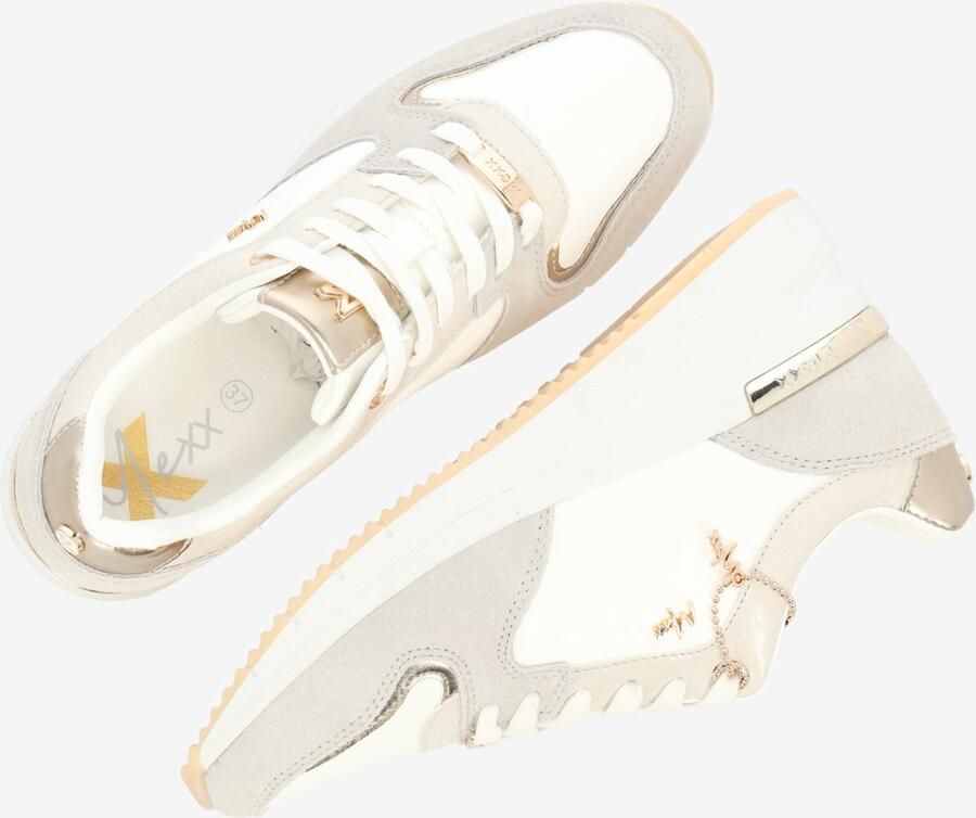 Mexx Sneaker Hena Dames Beige White - Foto 4