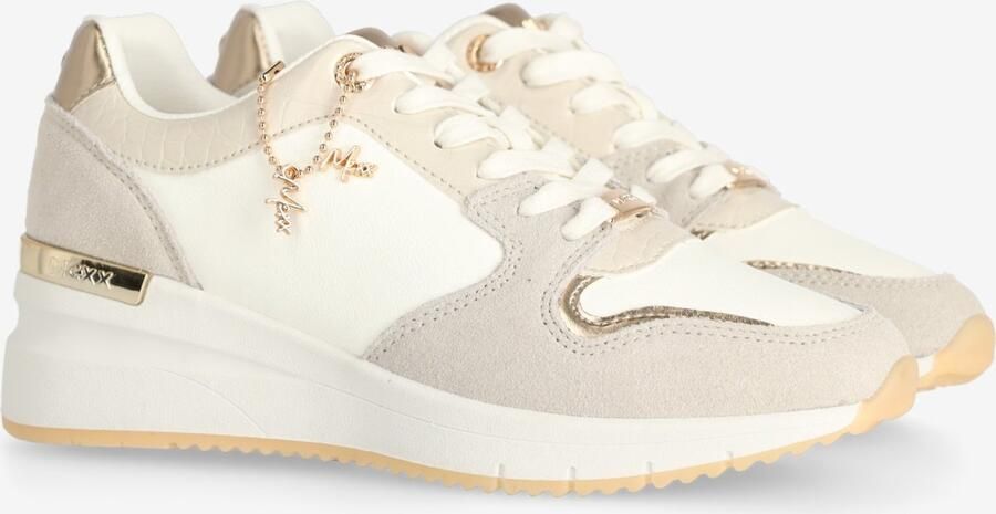 Mexx Sneaker Hena Dames Beige White - Foto 8