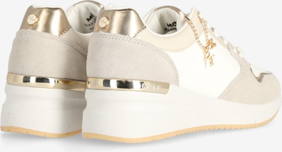 Mexx Sneaker Hena Dames Beige White - Foto 7