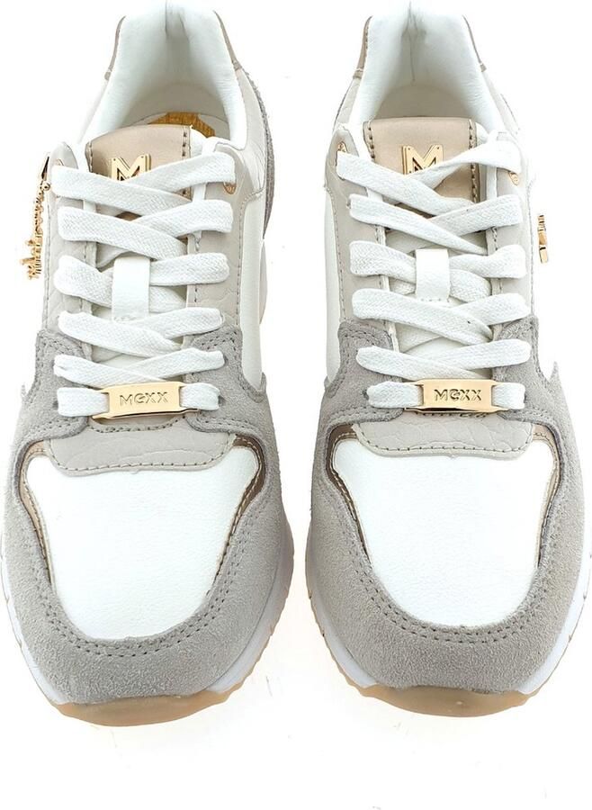 Mexx Sneaker Hena Dames Beige White - Foto 5